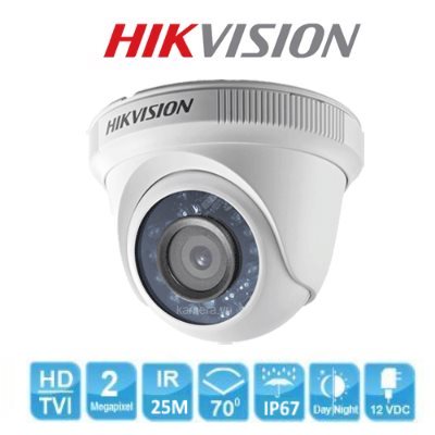 Camera HDTVI Dome HIKVISION DS-2CE56D0T-IR 2MP
