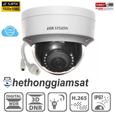 Camera IP Dome IR HIKVISION DS-2CD1123G0E-I 2MP