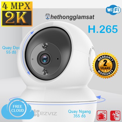 Camera Wifi Xoay EZVIZ C6N 4Mpx 2K H.265