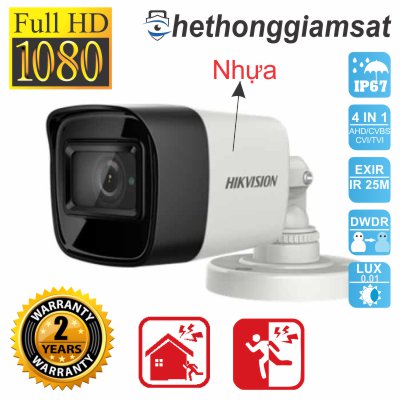 Camera HDTVI Thân Trụ HIKVISION DS-2CE16D0T-ITPF 2MP