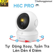 Mua Sản Phẩm Camera Wifi EZVIZ H6C PRO 3MP 2K - Xoay 360 Độ - Đàm Thoại 2 Chiều - Màu Bang Đêm - Chạm Để Gọi Điện