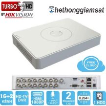 Đầu Ghi Hình 16 Kênh HIKVISION DS-7116HGHI-F1/N TURBO 3 HD DVR 2MP LITE