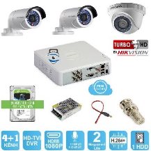 Trọn Bộ 3 Camera HD-TVI Hikvision 2MP Lite