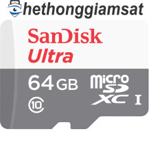 Mua Sản Phẩm Thẻ Nhớ Camera MicroSD SanDisk Ultra 64GB Class 10