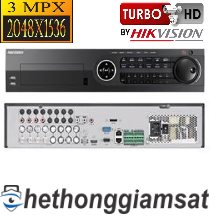 Đầu Ghi Hình 16 Kênh HIKVISION DS-8116HQHI-F8/N TURBO 3.0 HD DVR 3MP