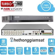 Mua Sản Phẩm Đầu Ghi DVR 16 Kênh Turbo 4 HD HIKVISION DS-7216HUHI-K2 5MP